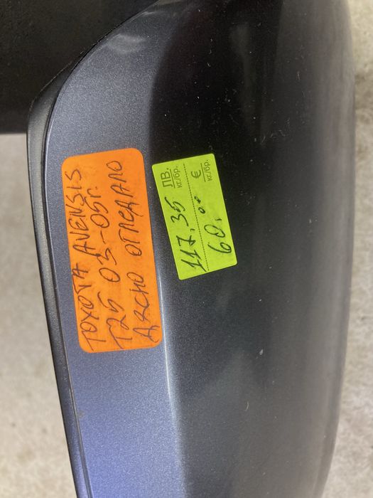 Дясно огледало за тойота авенсис т25/Toyota avensis T25 03-05г