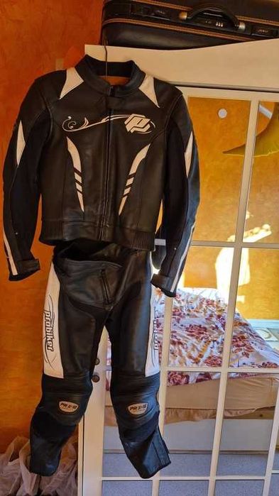 Costum moto damă cu protecție pro biker