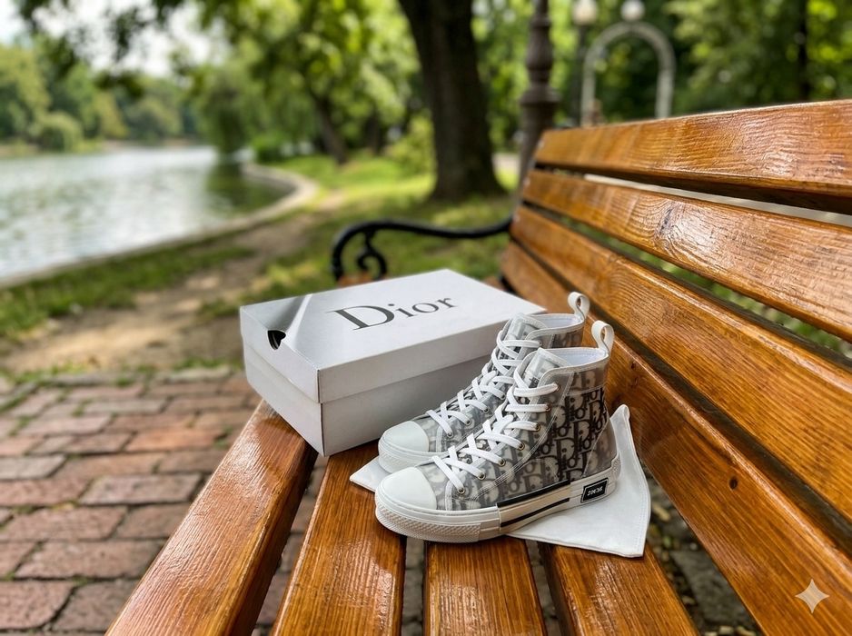 Adidasi Dior B23 High - Adidasi Unisex Inalti