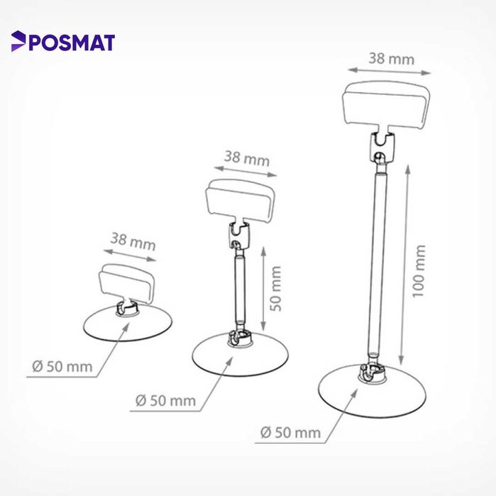 Ценникодержатель на круглой подставке. Ценник. Sennik