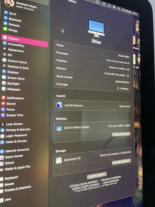iMac 21,5 inch, 4K 2019
