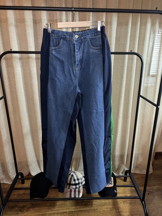 Ефектни дънки деним и шушляк