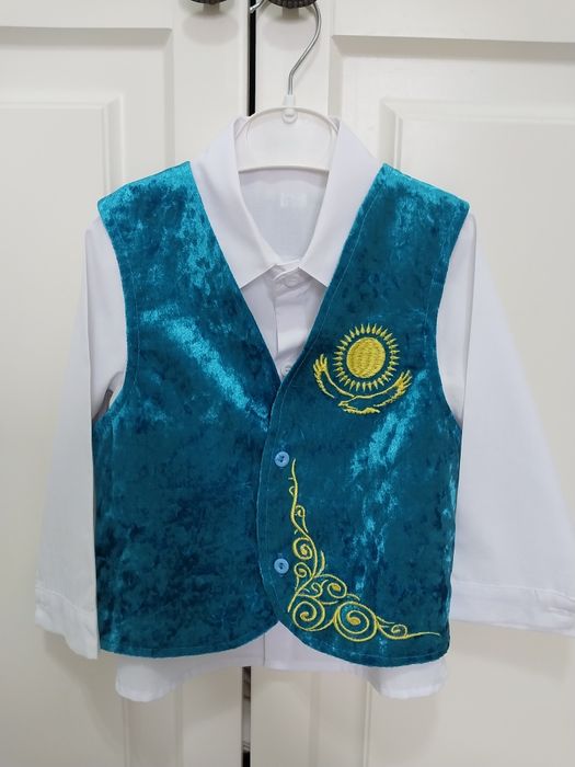 Белая рубашка на 2-3года