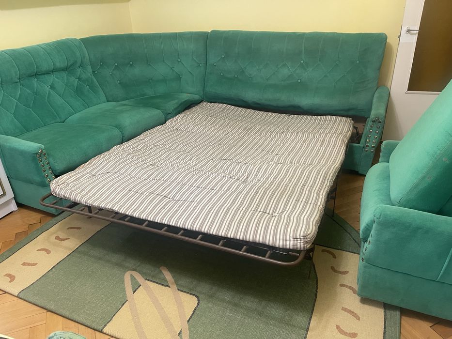 Vând colțar + fotoliu