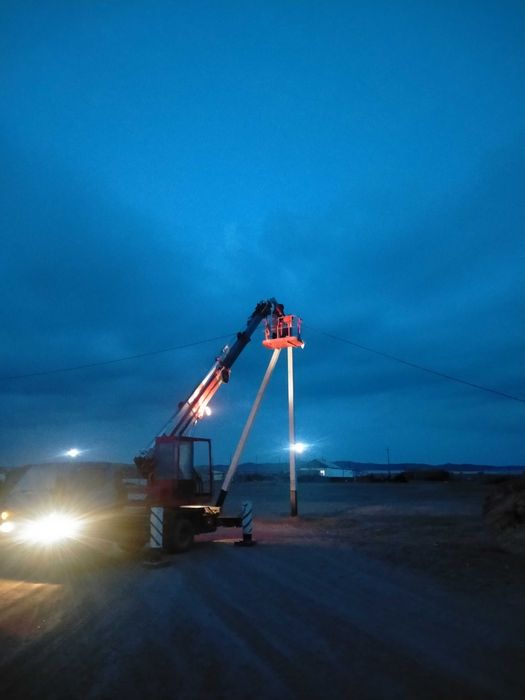 Услуги ямобура -вышки-крана