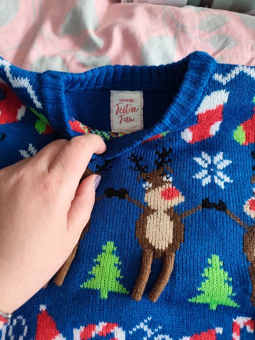 Детски коледни пуловери