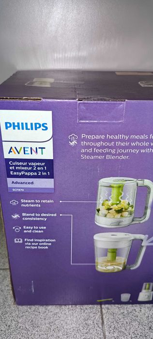 PHILIPS AVENT Advanced Пасатор с функция за готвене на пара 2 в 1