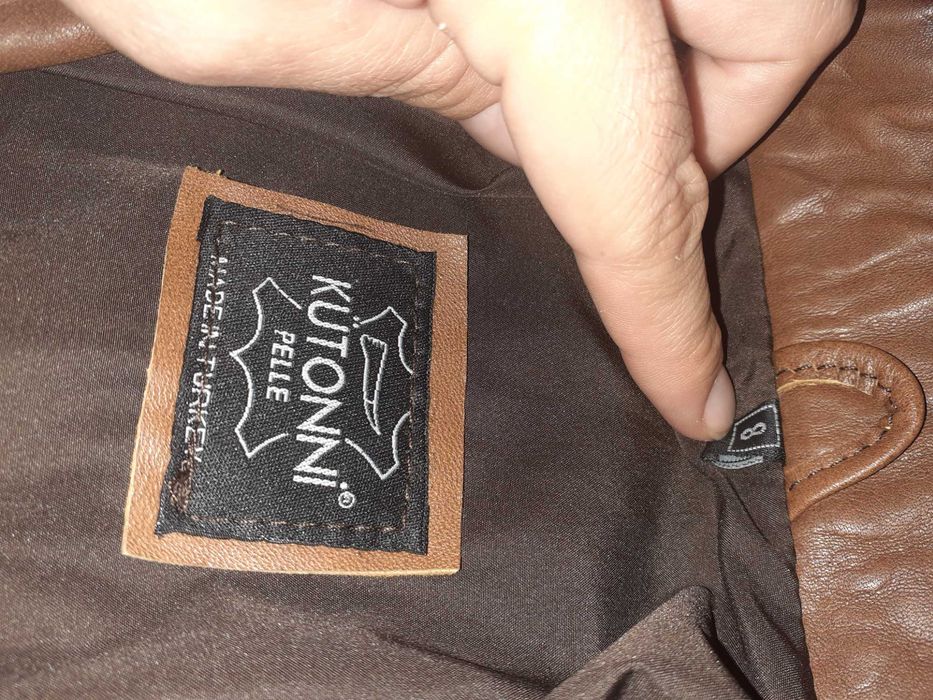 Haina de piele, jacheta , baieti - 8 ani