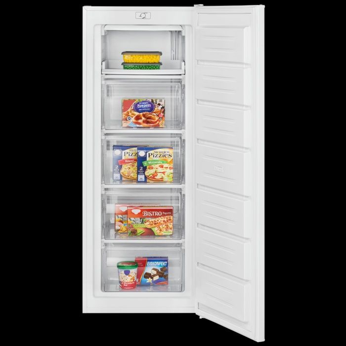 Нов вертикален фризер Боман/Bomann бял