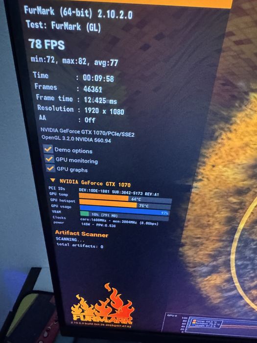 Placa video gtx 1070