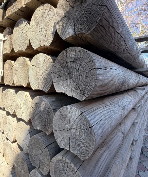 Продам брус оцилиндрованный