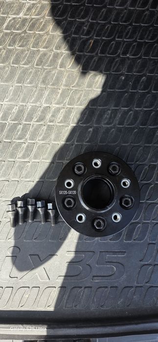 Vând distantiere hub-centrice 5×120 72,6mm+10 prezoane