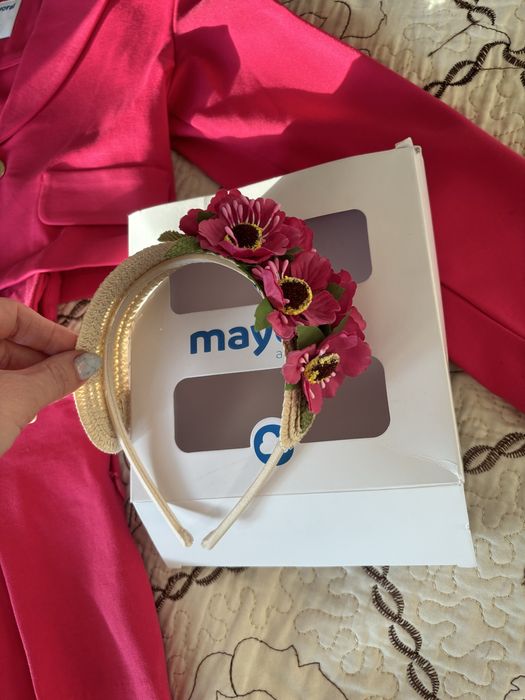 Mayoral сако, панталонки , диадема подходящи за 6-7 години