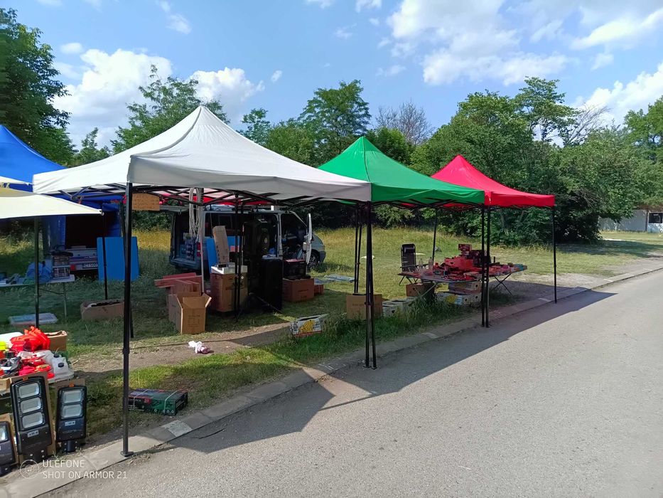 Градински шатри тип хармоника