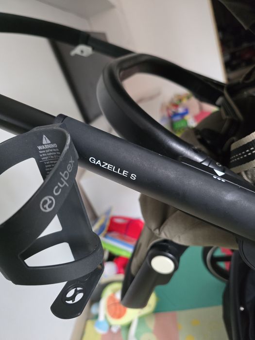 Vand Carucior Gemeni Cybex Gazelle S - Configuratie Dubla (Kaki) + BONUS