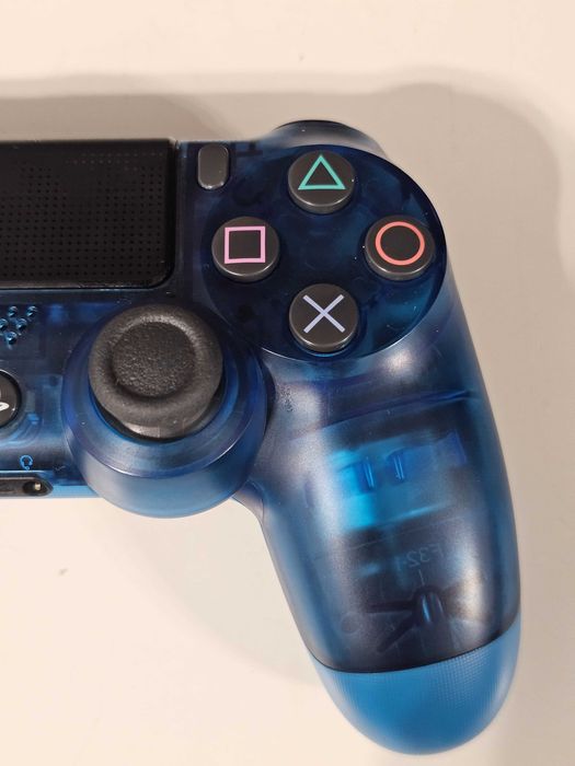 Controller Sony Play Station 4 PS3 V2 editie rara Albastru transparent