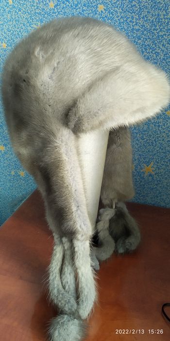 Норковая шапка- ушанка