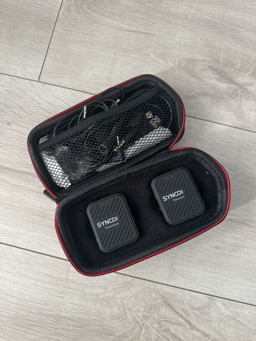 Set microfon wireless SYNCO TX + RX, stare buna