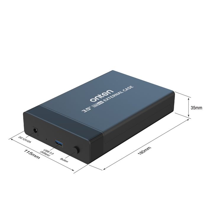 # Case Onten OTN-UHD3 Кейс 3.5"/2.5" USB 3.0 HDD & SSD Бокс для диска