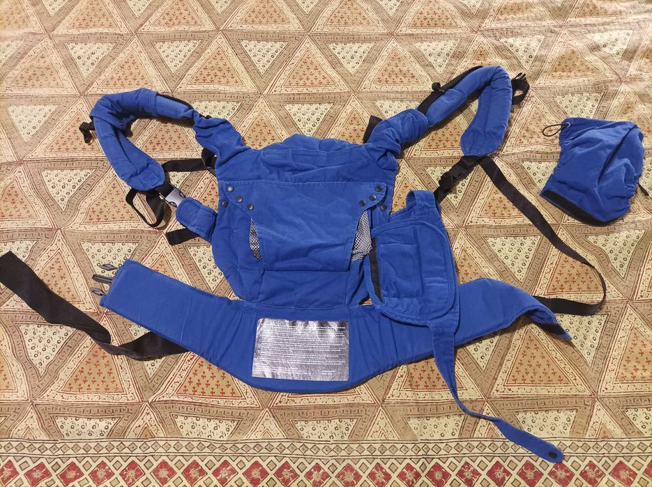 Детски / бебешки слинг син, Moby Aria blue