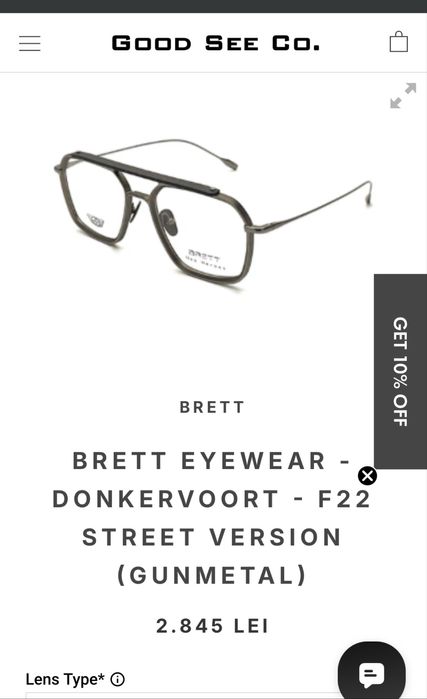 Rama ochelari Brett F22  Street version