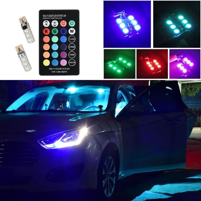 Цветни габарити с дистанционно управление смяна на цветовете LED