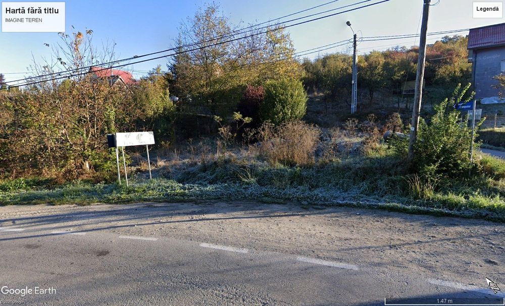 Teren 250mp de vânzare Valea Jelnii la Asfalt