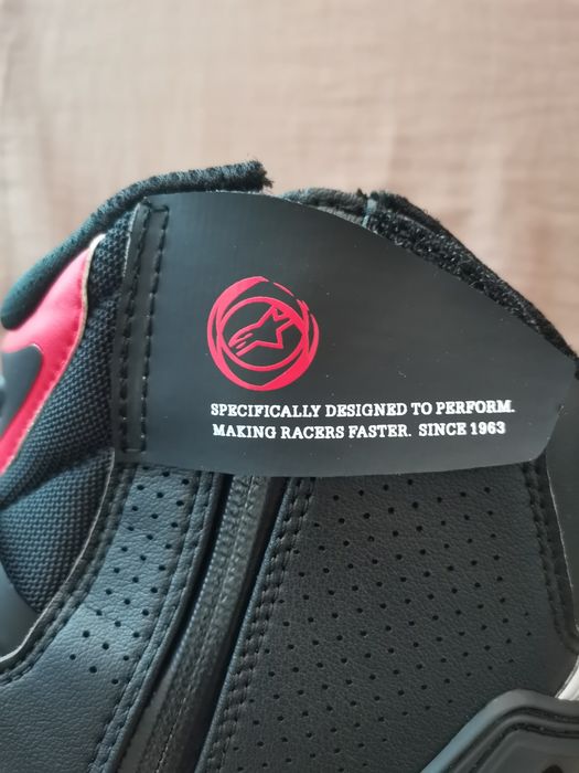 Кожени боти за мотор Alpinestars SMX-1 R V2 Vented