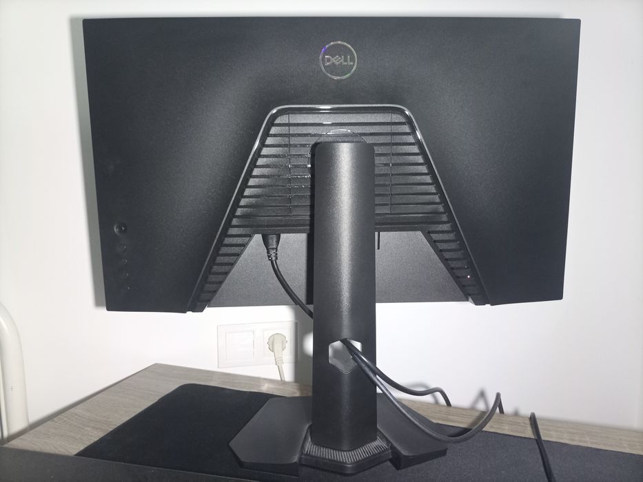 Monitor Gaming LED IPS Dell 27", QHD (2560x1440), 165Hz, 1ms, AMD FreeSync™ Premium, NVIDIA G-Sync™ Compatible, HDMI, 2x DisplayPort, Pivot, negru