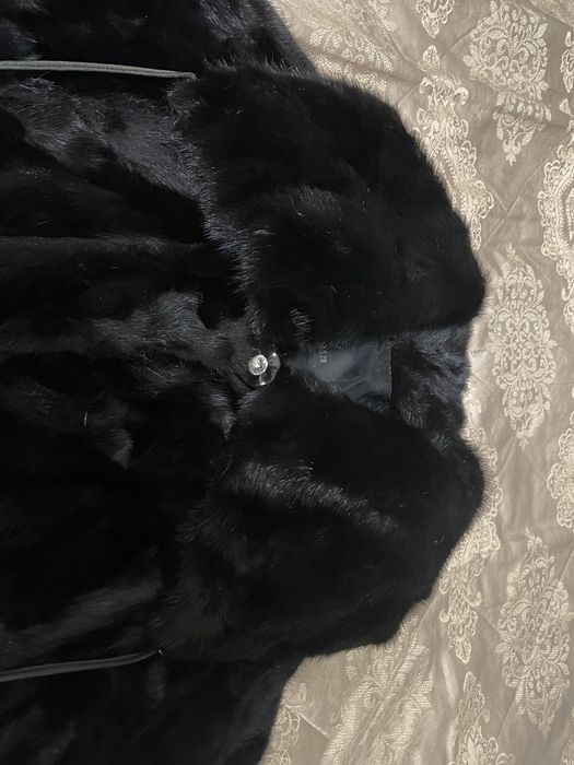 Норковая шуба очень теплая