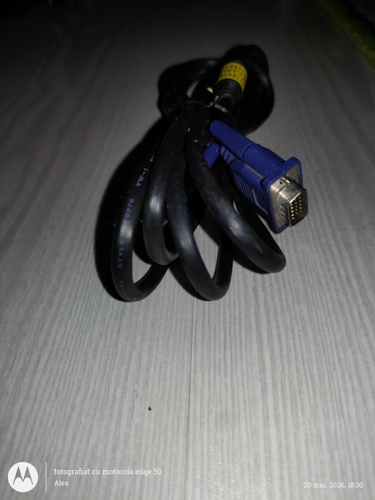 Cablu VGA 1m nou