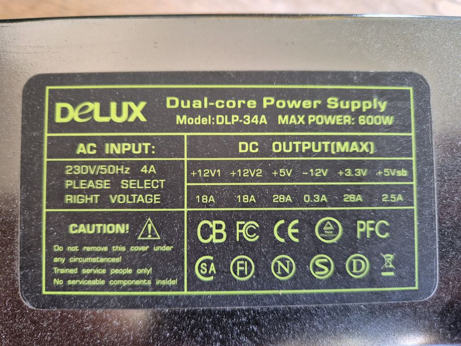 Sursa alimentare PC computer 430-600w