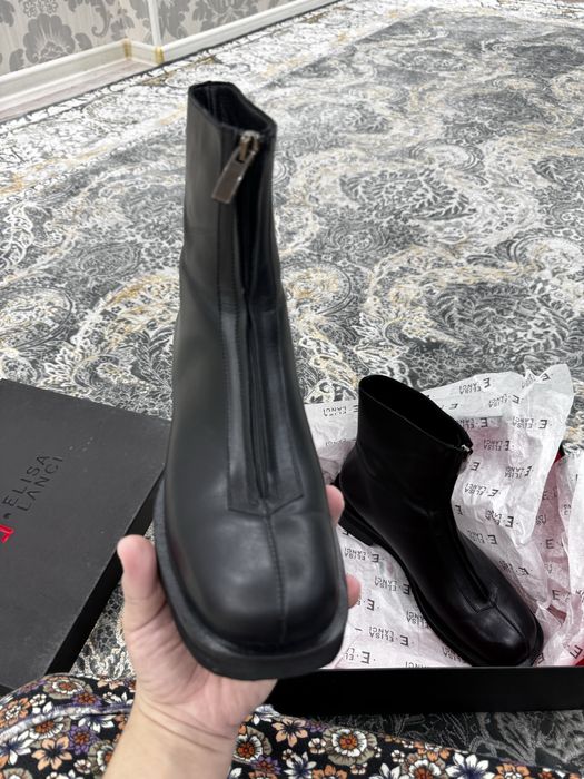 Сапоги кожанные