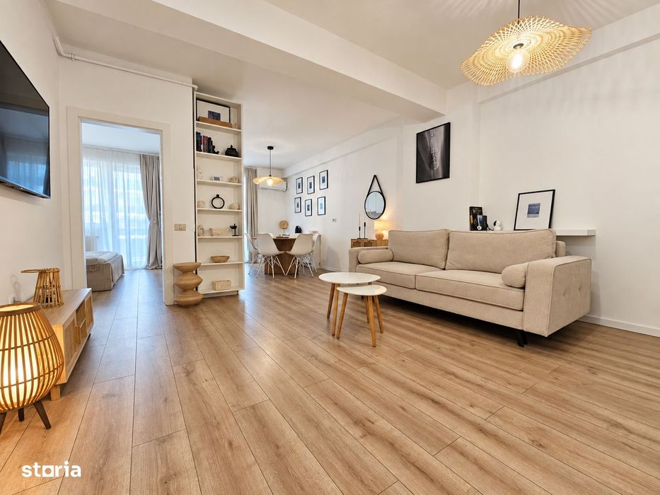 Apartament cu 2 bai si amenajare speciala, aproape de plaja