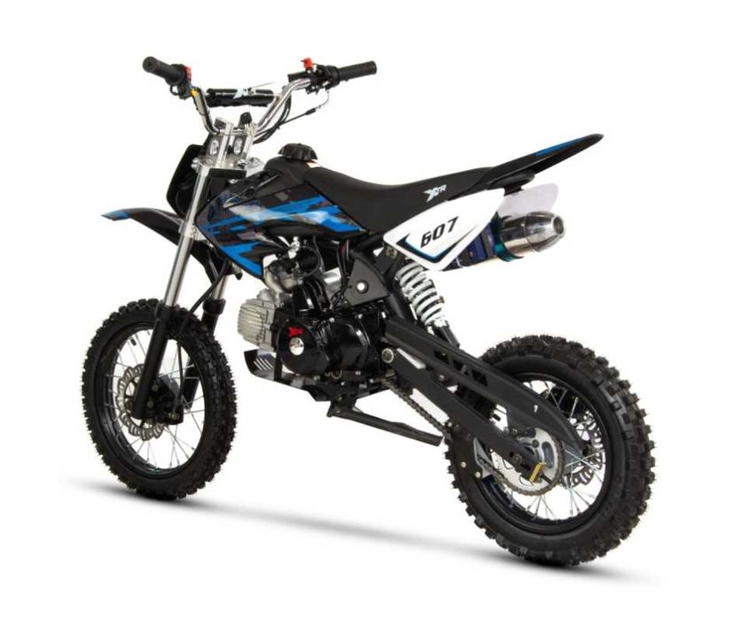 Motocicleta Cross/Enduro copii 4T XTR 607M, 125cc,14/12,negru/albastru