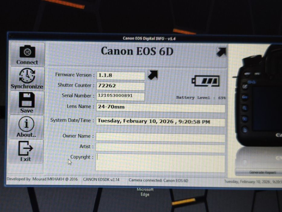 Vand Canon 7D + Canon 18-135mm