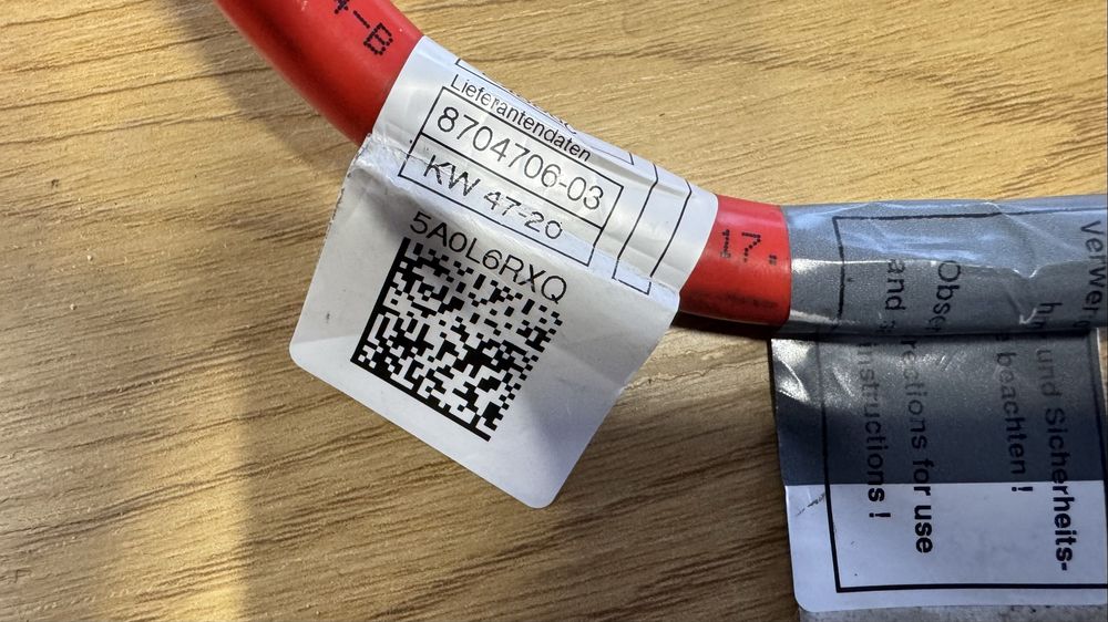 BMW G20 G21 G81 Пиропатрон Battery cable plus