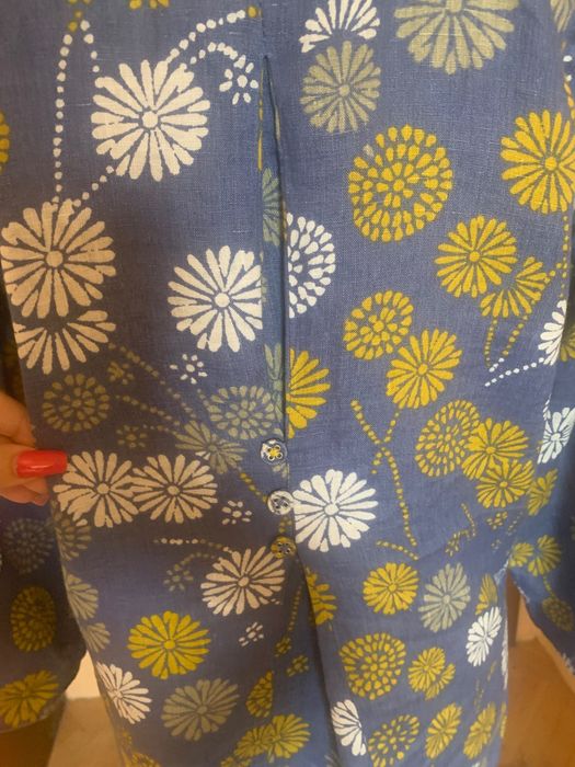 Ленена рокля( туника)  White Stuff флорален десен