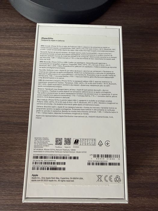 iPhone 15 Pro 128GB Natural Titanium