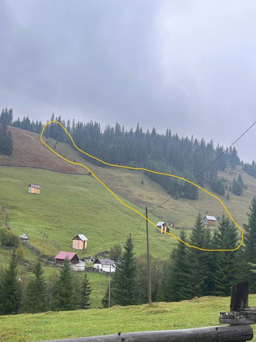 Teren de vânzare în zona Pârâul Negrii, comuna Breaza, județul Suceava