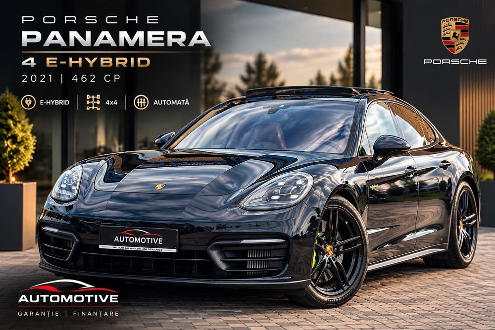 Porsche Panamera Porsche Panamera 4E Plug-hybrid 460cp, BOSE , Ambientale , krono