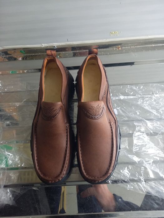 Мужские классические ботинки с начёсом