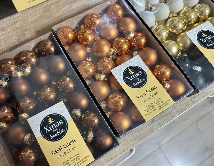 Стъклени коледни играчки Немско качество