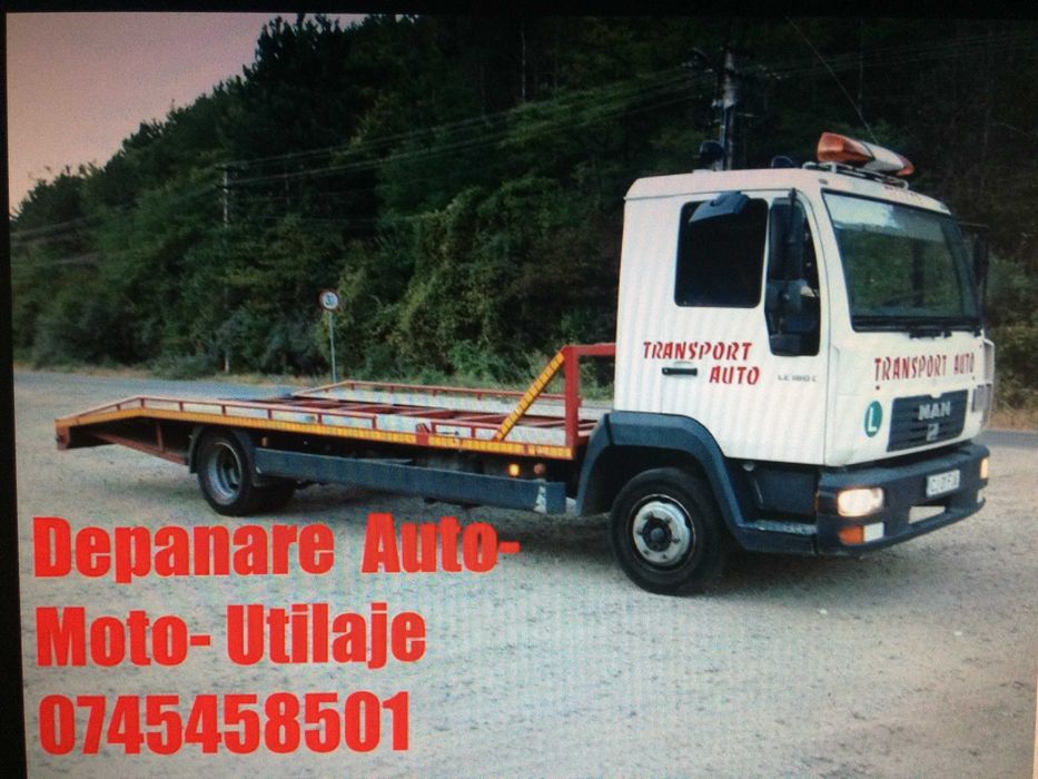 Tractari - Transport Auto - Moto- Atv -Jeep-Suv -Utilaje 3,4,5,6 Tona