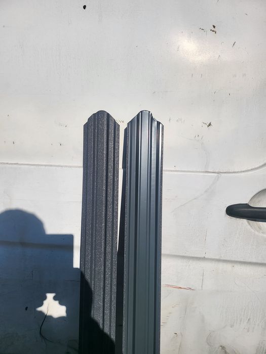 Vand sipca de gard metalica culoarea gri mat RAL 7016 grosimea 0,5