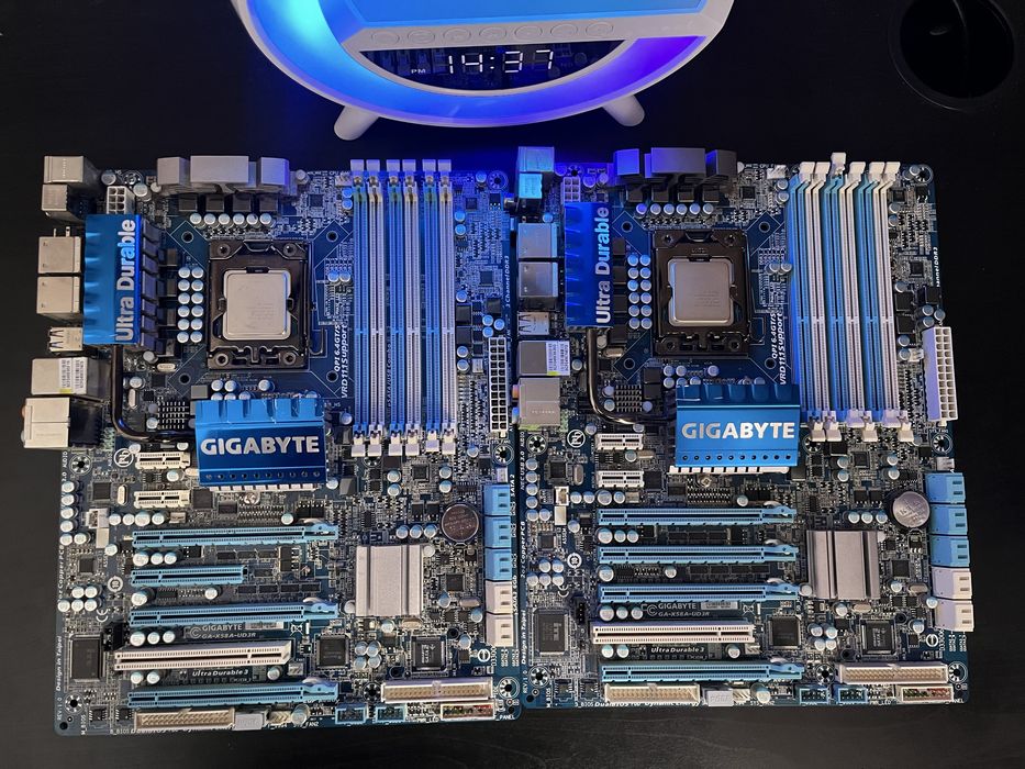 Комплект: i7-920 + 2x GIGABYTE X58 рабочие