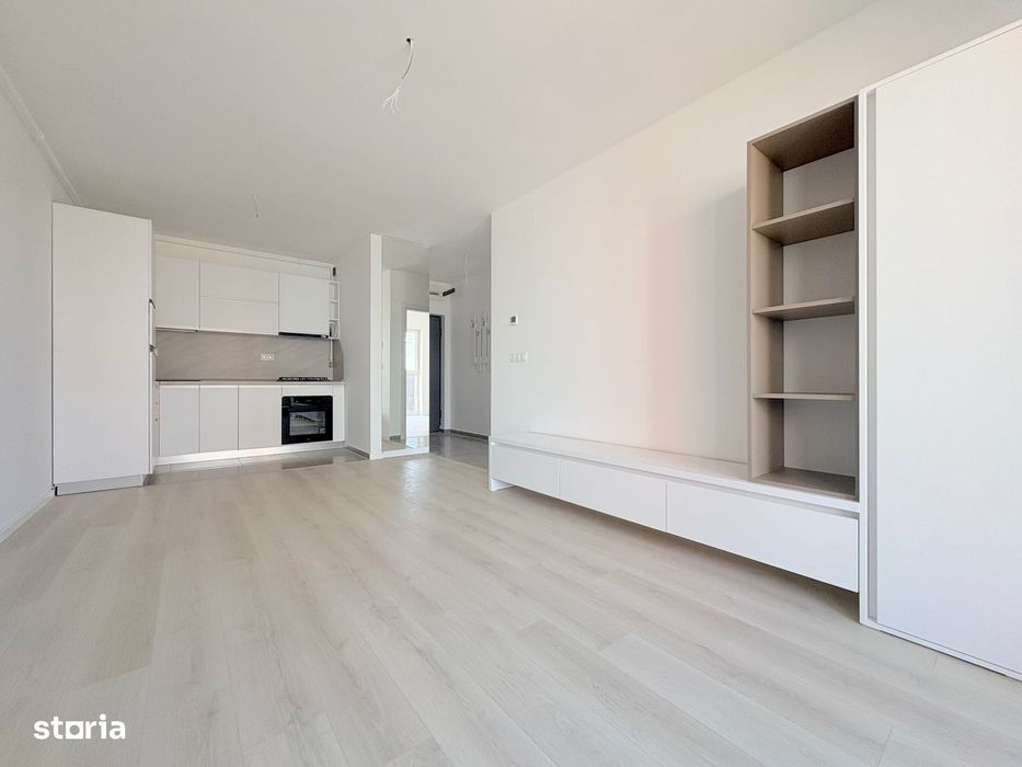 2 camere, partial mobilat si utilat, cu parcare, in complexul Denya