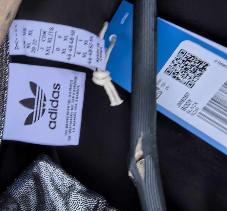 Adidas дамско боди в сребрист цвят