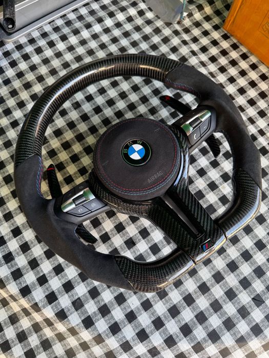 volan custom BMW seria 3 4 5 6 7  tesit carbon