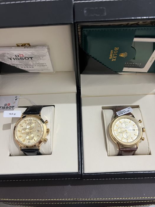 Золотые мужские часы